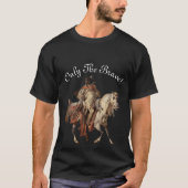  schilderen, Native American Brave and Horse T-shirt (Voorkant)