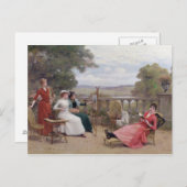 Schilderen op de Terrace Briefkaart (Voorkant / Achterkant)