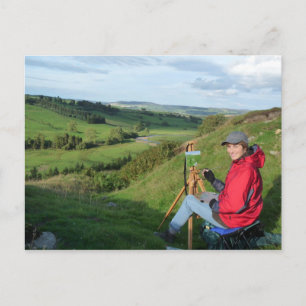 "Schilderen op Harehaugh" Briefkaart