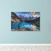 Schilderen op Moraine Canvas Afdruk (Insitu (Houten vloer))