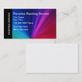 Schilderen Regenboog gekleurde achtergrond Visitekaartje (Voorkant / Achterkant)