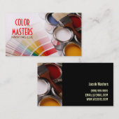 Schilderen, schilderen, constructie, Visitekaartje (Voorkant / Achterkant)