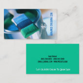 Schilderen, schilderen, Visitekaartje voor de bouw (Voorkant / Achterkant)