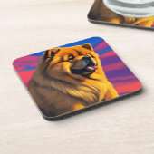 Schilderen tonen bier onderzetter (Linkerzijde)