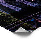 Schilderen van Colosseum in Rome bij zonsondergang Poster (Hoek)