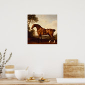  schilderen van de Baai door George Stubbs Poster (Keuken)