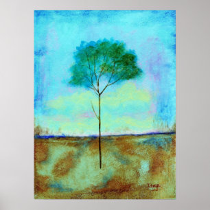 Schilderen van de Boom van de abstracte Kunst van Poster