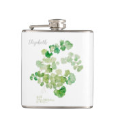  schilderen van de botanische Waterverf Heupfles (Voorkant)