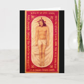 Schilderen van de Christuskaart Feestdagen Kaart (Voorkant)