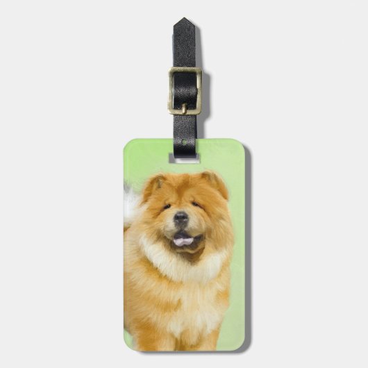 Schilderen van de KNOOPPROGRAMMA'S - Kute Original Bagagelabel (Voorkant verticaal)