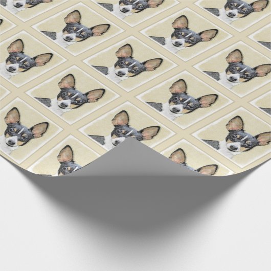 Schilderen van de speelgoed fox-terger - Kute Orig Cadeaupapier (Hoek)