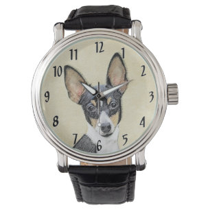 Schilderen van de speelgoed fox-terger - Kute Orig Horloge