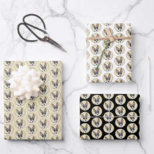 Schilderen van de speelgoed fox-terger - Kute Orig Inpakpapier Vel