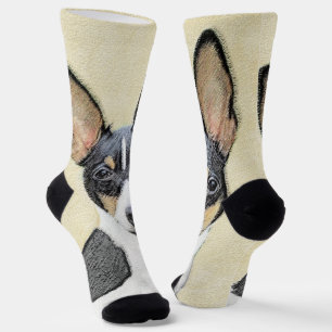 Schilderen van de speelgoed fox-terger - Kute Orig Sokken