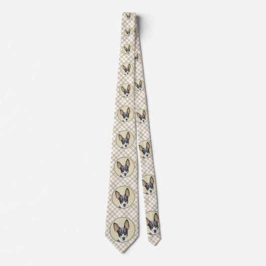 Schilderen van de speelgoed fox-terger - Kute Orig Stropdas (Voorkant)