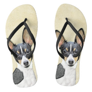 Schilderen van de speelgoed fox-terger - Kute Orig Teenslippers