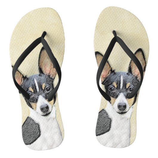 Schilderen van de speelgoed fox-terger - Kute Orig Teenslippers (Voetbed)