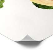  schilderen van de Waterverf van appelfruit Poster (Hoek)