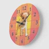 Schilderen van een Chihuahua pup Grote Klok (Hoek)