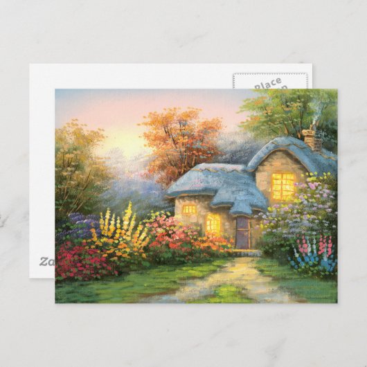 Schilderen van een privé-uitrusting briefkaart (Voorkant / Achterkant)