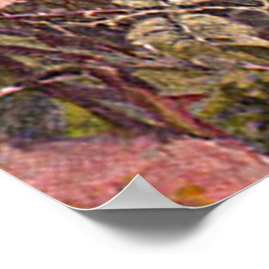 schilderen van fairies en bloemen poster (Hoek)