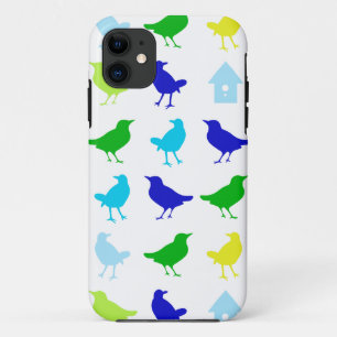 Schilderen van gekleurde vogels door Chariklia Zar iPhone 11 Hoesje