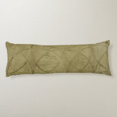 Schilderen van gekoppelde cirkels door Jennifer Go Lichaamskussen (Achterkant)