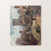 schilderen van Godshill, eiland Wight Legpuzzel (Verticaal)