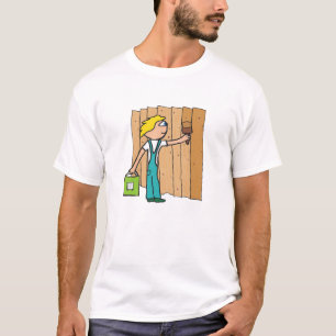 Schilderen van hekken t-shirt