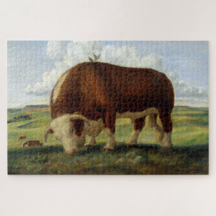  schilderen van Hereford Bull Legpuzzel