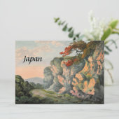  schilderen van het Japanse platteland Souvenir Kaart (Staand voorkant)
