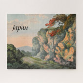 schilderen van het landschap van het Japanse plat Legpuzzel (Horizontaal)
