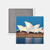 Schilderen van het Opera House in Sydney Magneet (Voorkant / Achterkant)