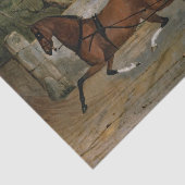 Schilderen van het  paardenvervoer tissuepapier (Detail)