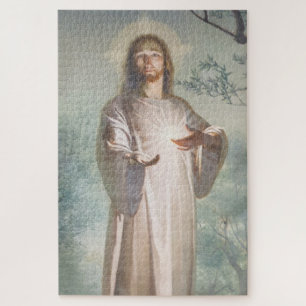 schilderen van Jezus Christus Legpuzzel