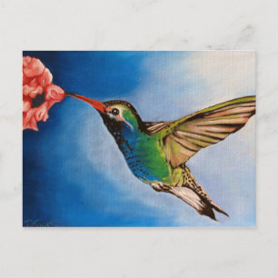 Schilderen van kalkoenkolie briefkaart