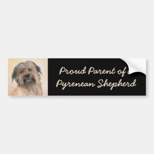 Schilderen van kuddes van Pyrenean - Kute Original Bumpersticker