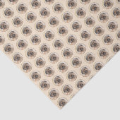 Schilderen van kuddes van Pyrenean - Kute Original Tissuepapier (Detail)