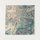 Schilderen van land en rivieren | Beste abstracte Wandkleed (Voorkant (horizontaal))