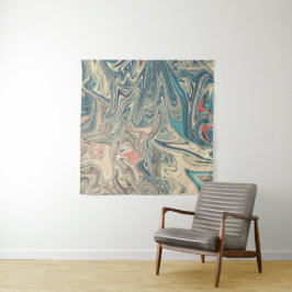 Schilderen van land en rivieren | Beste abstracte  Wandkleed