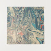 Schilderen van land en rivieren | Beste abstracte Wandkleed (Voorkant)