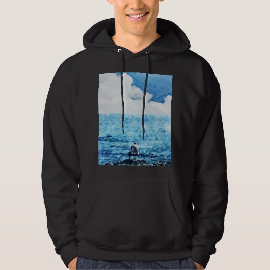 Schilderen van man hoodie (Voorkant)