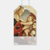 schilderen van Mary en Jezus Kerstmis Cadeaulabel (Achterkant)