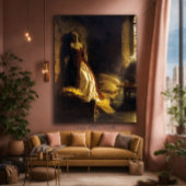  schilderen van prinses Tarakanova Canvas Afdruk