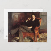  schilderen van Robert Louis Stevenson (1887) Briefkaart (Voorkant / Achterkant)