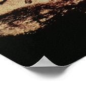 Schilderen van rotsen met een koe poster (Hoek)