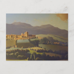 Schilderen van Toscane in Italië Briefkaart