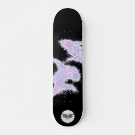 Schilderen van visparen en zeeen skateboard