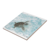 Schilderen van Waterverf Tegeltje (Zijkant)