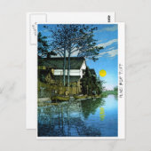 Schilderen voor de klassieke steenboon van de soor briefkaart (Voorkant / Achterkant)